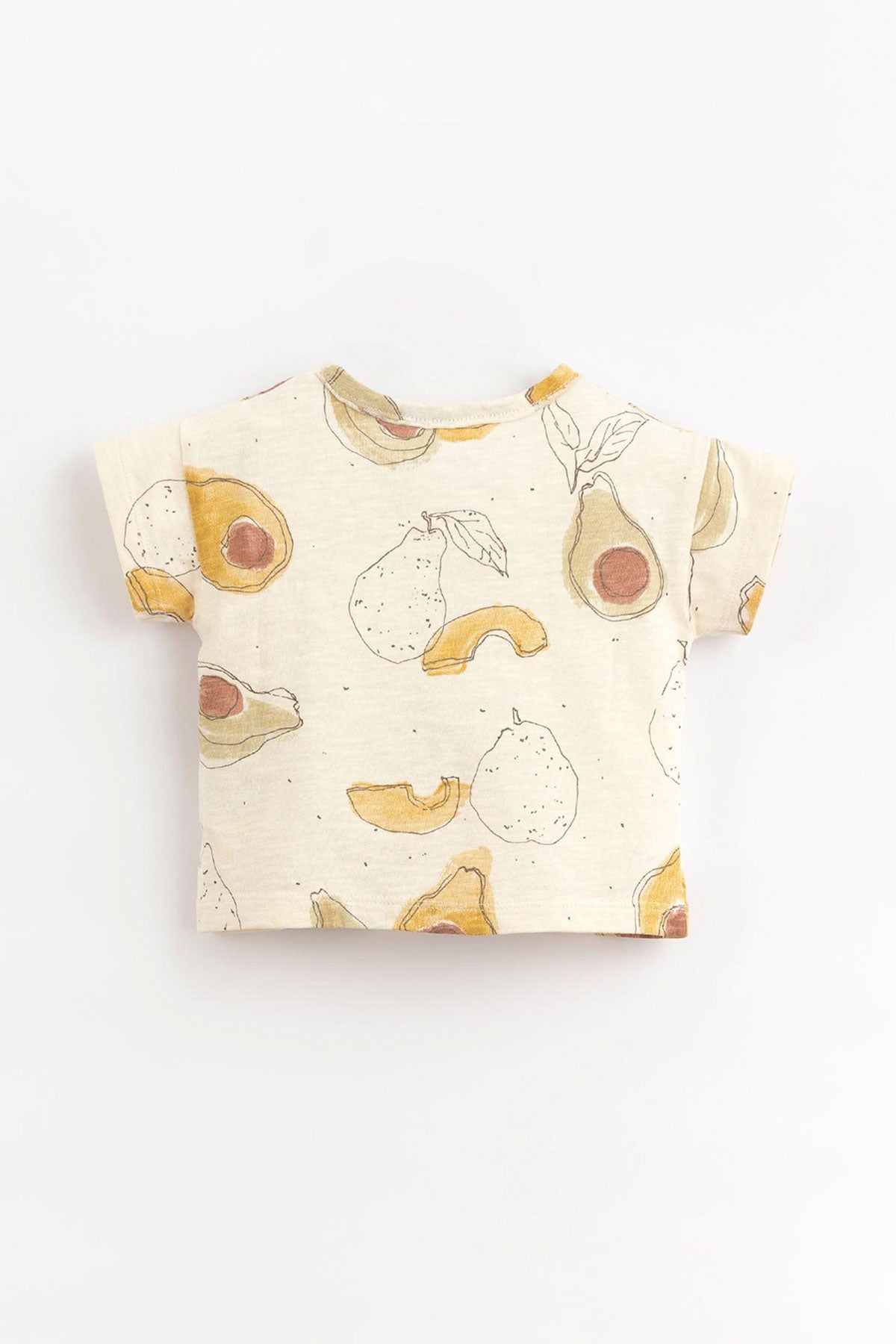 T-Shirt mit Kokosnussknopf